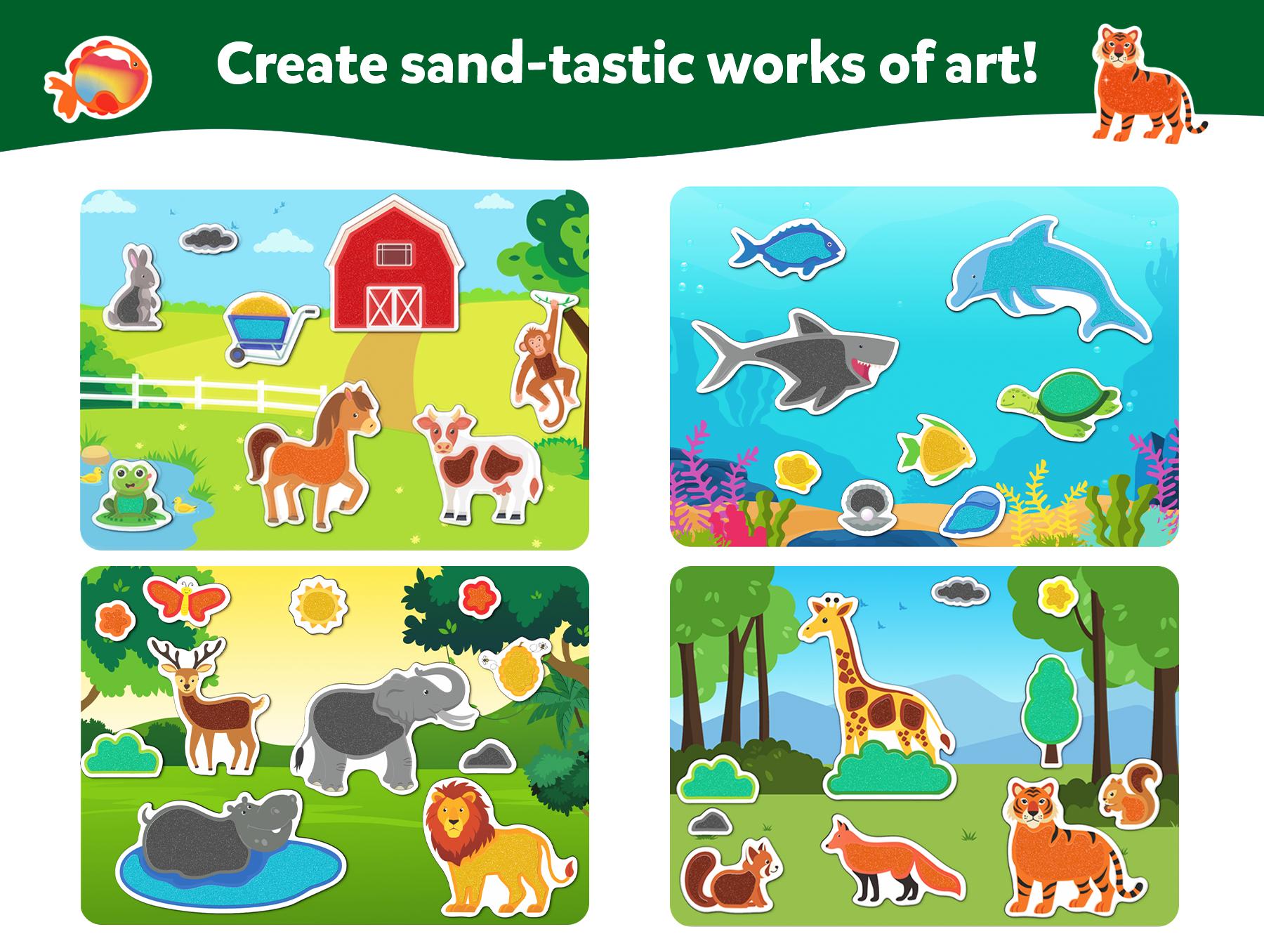 Skillmatics Sand-Tastic Art - Art & Craft Activity for Kids with Craft Kits and Supplies, DIY Creative Activity for Ages 4 to 10 Sticker Play