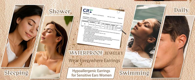 ORAZIO 6 Pairs Tiny 2mm Stainless Steel CZ Stud Earrings for Men & Women Cartilage Helix Tragus Piercing Set Secure Fit