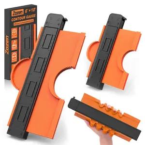 2Pack Contour Gauge, Engraved Scale - Not Fade, 10'' and 6'' Contour Gauge Profile Tool Duplicator with Lock, Measure Copy Tool, Cool Gadgets for Men, Gifts for Men Dad Husband. zozen