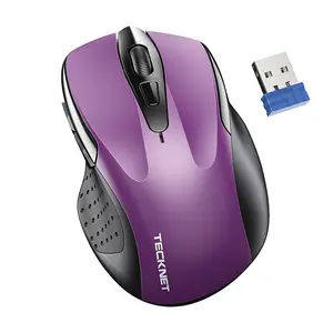 TECKNET Wireless Mouse for Laptop, Silent Mouse Quiet Click, Computer Mice Wireless, 6 Adjustable 4000 DPI Computer Mice