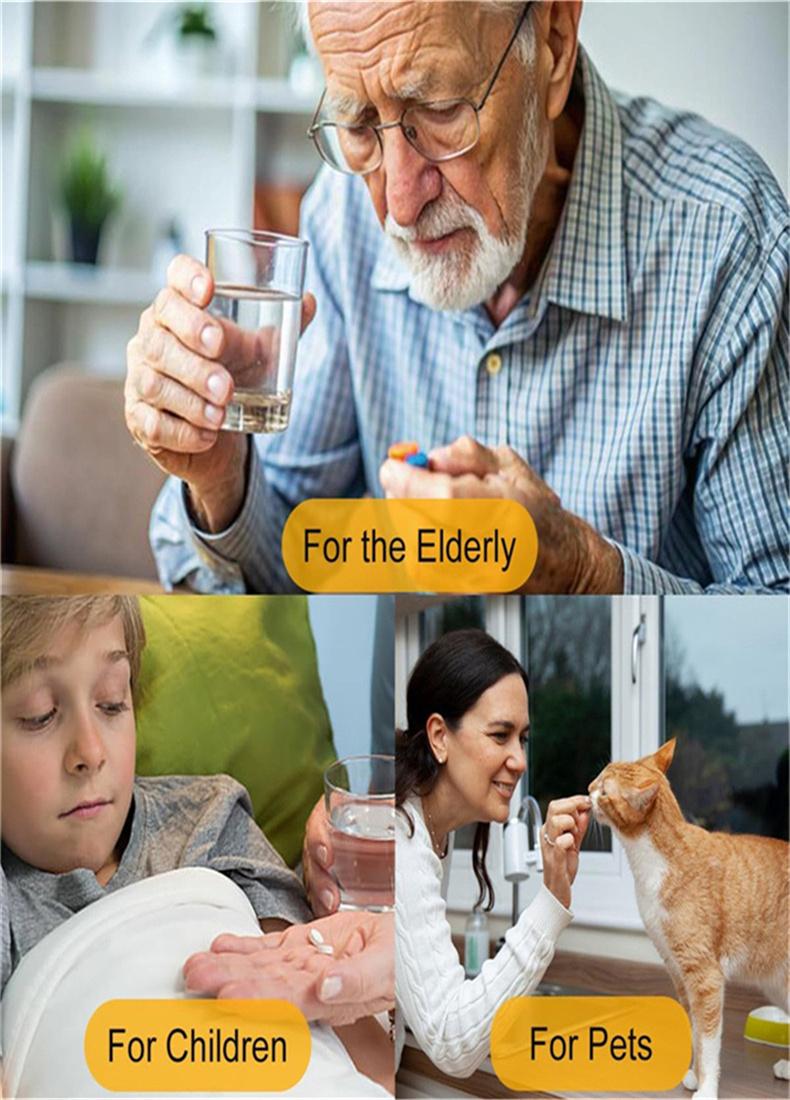 Adjustable Pill Cutter Splitter for Tiny and Small Tablets, Cutting into Pills to 1/2 and 1/4, featuring Precise Alignment Functionality,Holiday Haul Adjustable Pill Cutter Splitter for Tiny and Small Tablets, Cutting into Pills to 1/2 and 1/4, featuring Precise Alignment Functionality,Holiday Haul