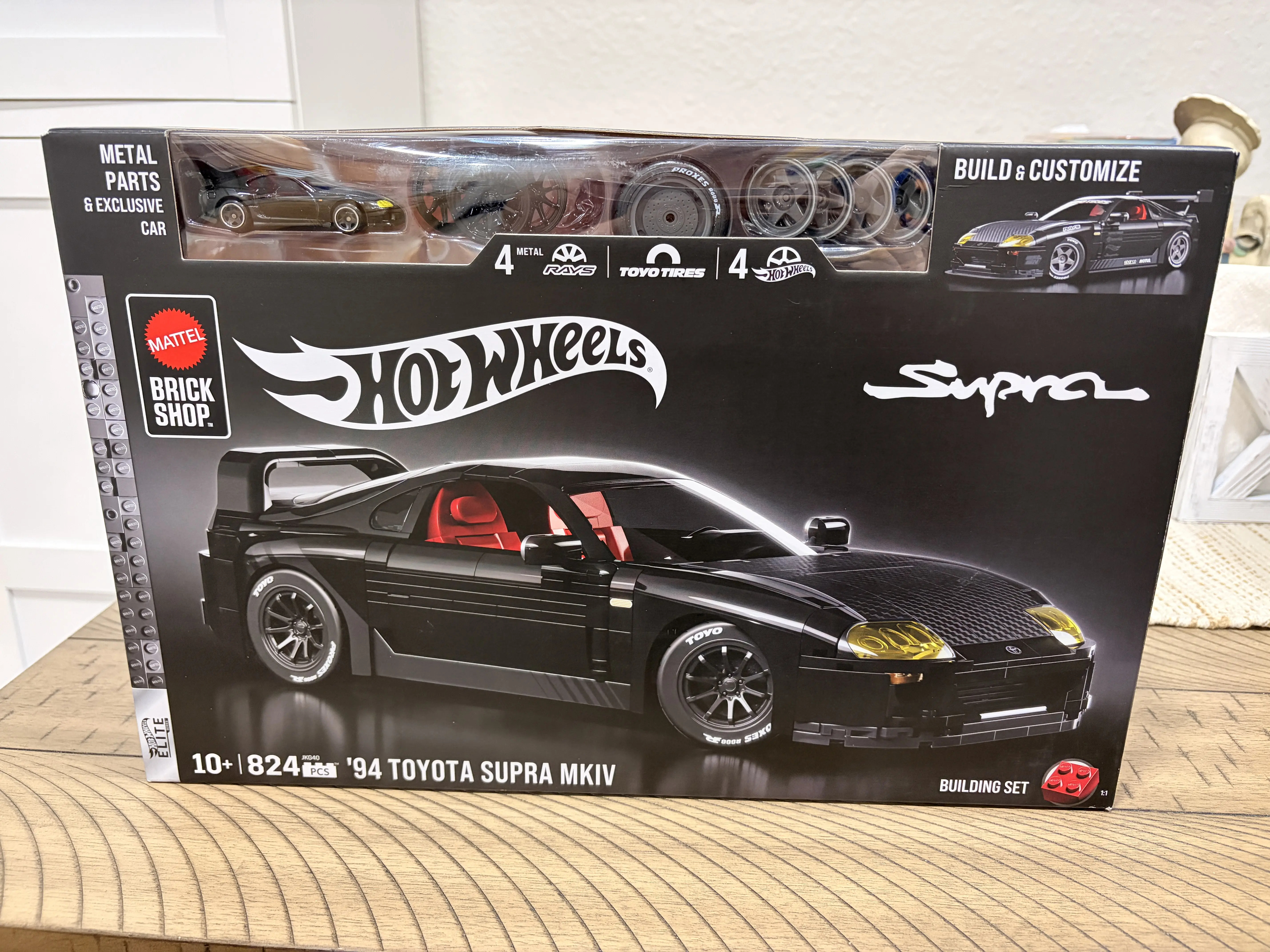 Hot Wheels Bricks '94 Toyota Supra MKIV