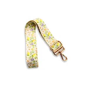 Lemon Floral Adjustable Bag Strap