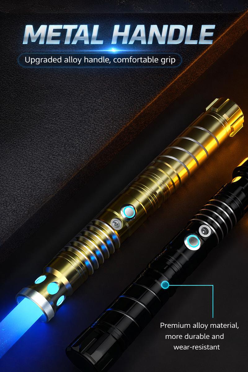 Interstellar Alloy Cool Real Lightsabers Metal Laser Sword with 16 Vibrant Colors, Vibrating Function for Immersive Play & Fun Interstellar Alloy Cool Real Lightsabers Metal Laser Sword with 16 Vibrant Colors, Vibrating Function for Immersive Play & Fun