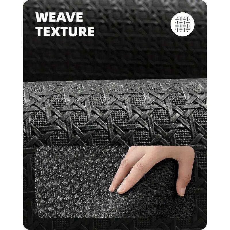 Kitchen Mats, 2PCS Kitchen Rugs, Cushioned Anti Fatigue Kitchen Mats for Floor, Non-Slip Standing Desk Mat, Waterproof Kitchen Rug Set for Kitchen, Floor, Office,