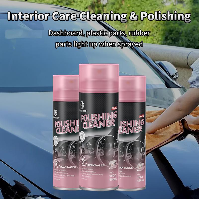 DONKEYPRO Car Care Detailer Waterless Spray Wax for Plastic Rubber Leather Clean Quick Detailer 450ml Glossy Interior & Exterior Protection