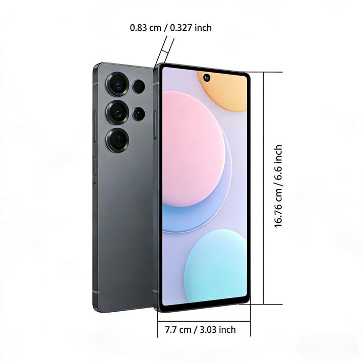 The new smart round-cornered mobile phone is equipped with multiple intelligent functions such as fingerprint unlocking, facial recognition unlocking, GPS positioning, and a stylus, making it an ideal smart office phone.