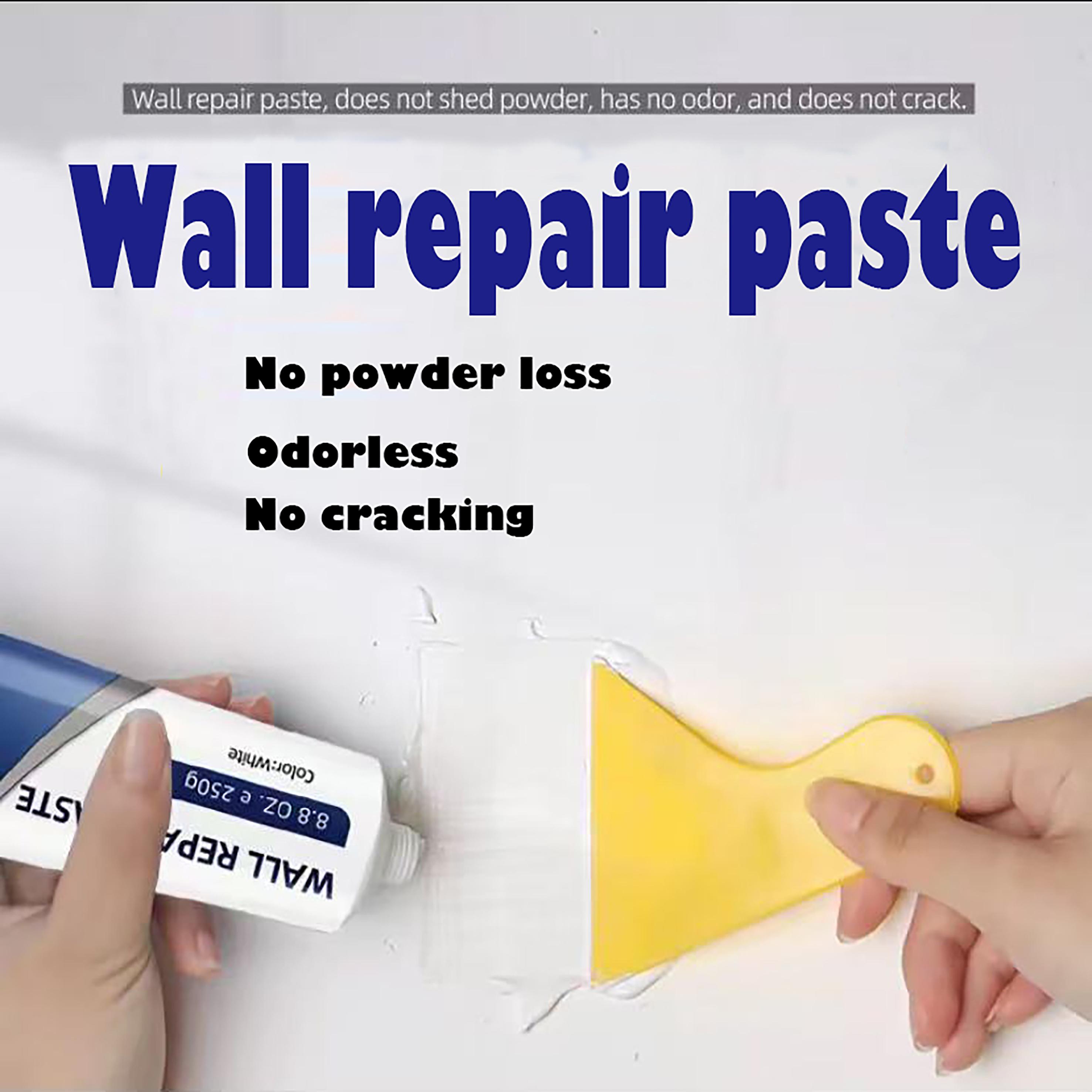 Drywall Repair Kit,Wall Mending Agent,Wall Spackle with Scraper, Wall Surface Hole Fill Quick and Easy Solution Drywall Repair Kit,Wall Mending Agent,Wall Spackle with Scraper, Wall Surface Hole Fill Quick and Easy Solution