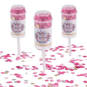 Bulk 12 Pc. Bachelorette Bash Push-Up Confetti Poppers