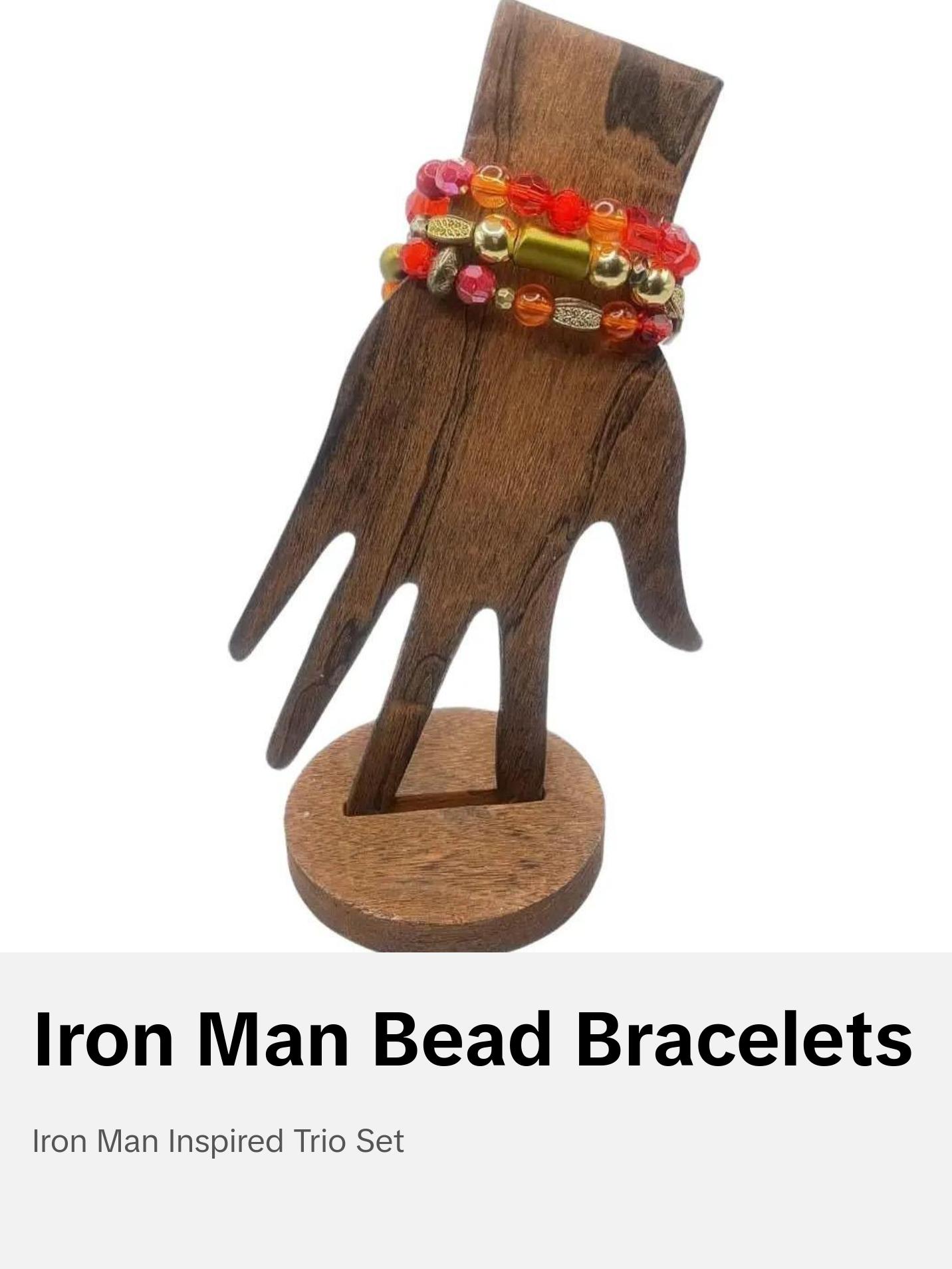 I Man’s Junky Trio (3pc ) Set Beaded Bracelet