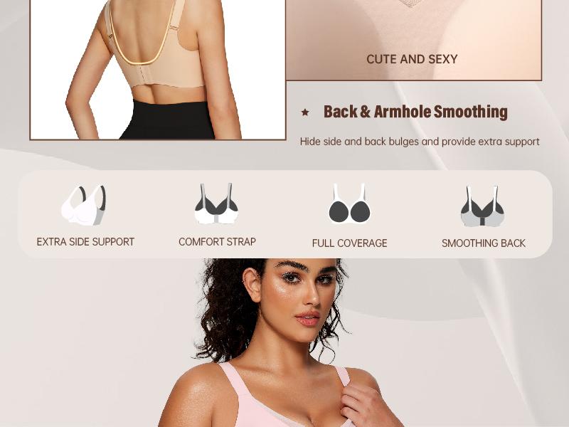 Vertvie Jelly Bra Cross Lace Seamless Comfort Wireless Bras Support All-Day Confidence Push Up Full Coverage Everyday Bras Vertvie Jelly Bra Cross Lace Seamless Comfort Wireless Bras Support All-Day Confidence Push Up Full Coverage Everyday Bras