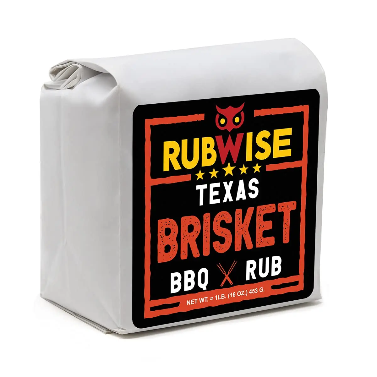 RubWise Texas Style BBQ Brisket Rub 1lb Barbecue Rubs & Spices for Smoking and Grilling Beef Seasoning Dry Mix Grill Blend Smoky Savory Flavor