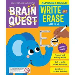 Brain Quest Write and Erase: Alphabet Skills