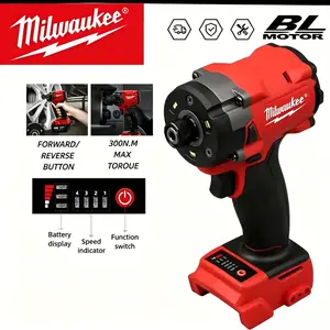 Milwaukee Rechargeable Impact Driver - New Quality Upgrade, Strong Driving Force, Long Life & Easy to Control ideal tool cordless electric wrench