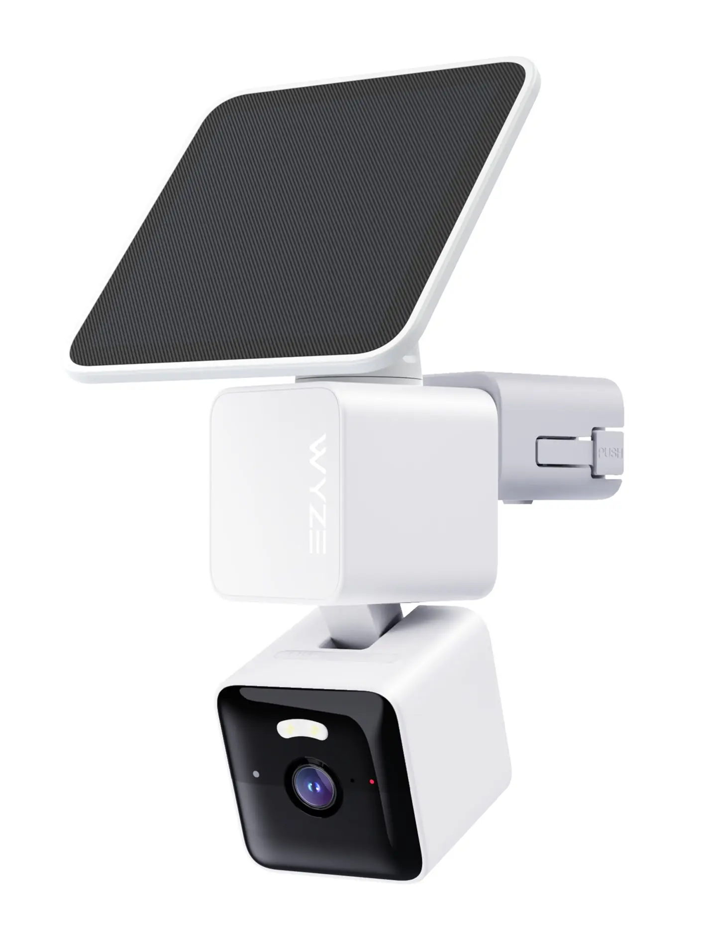 Wyze Solar Cam Pan 2K — Battery Solar Powered 2K HD WDR Security Camera w/ 360º x 70º Pan Tilt Zoom (PTZ), AI Motion Tracking, Color Night Vision, WiFi, IP65 Weather Resistance