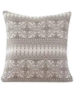 Hiend Accents Unisex Lodge Fair Isle Knit Pillow Sham - Es5002-Os-Tp