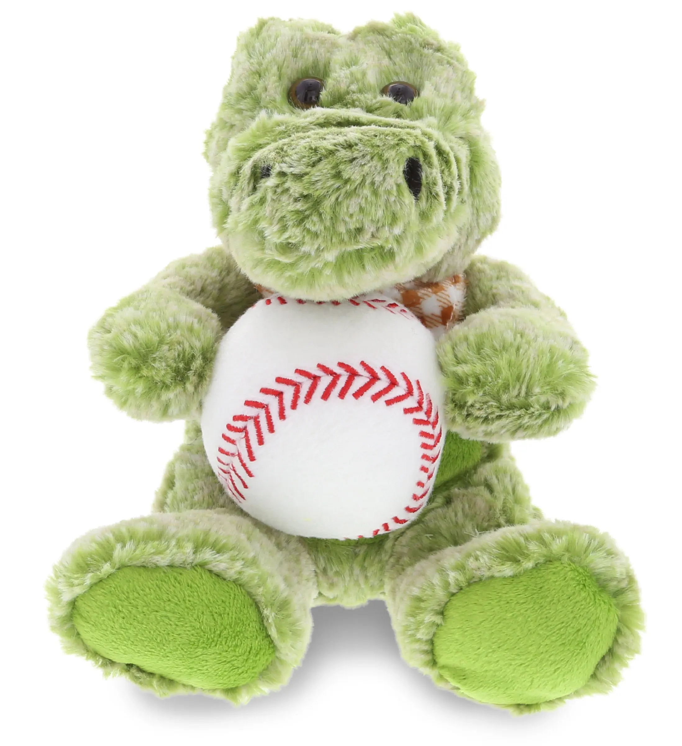 PLUSH BASEBALL - SUPER-SOFT PLUSH - SITTING ALLIGATOR
