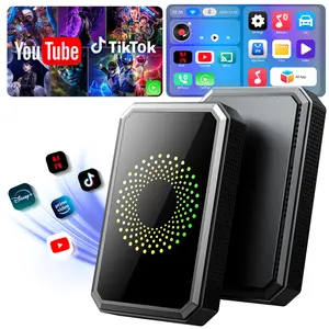 【Valentines】LAMTTO Wired to Wireless CarPlay Adapter — Supports in-car video playback on YouTube, TikTok, Netflix Automatic connection (not compatible with vehicles factory-equipped with wireless CarPlay) making your in-car entertainment more enjoyabl