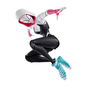 TAMASHII NATIONS - Spider-Man: Across The Spider-Verse - Spider-Gwen (Spider-Man: Across The Spider-Verse), Bandai Spirits S.H.Figuarts Action Figure