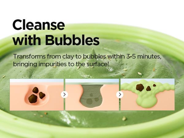 [P.CALM Official] Holy Basil Bubble Deep Mask 13% – Skin Detox Recipe K-Beauty Clay Bubble Mask with Sparkling Holy Basil & PHA, Gently Detoxifies Pores and Removes Blackheads, Korean Wash-Off Pack for Clearer Skin, 90g
