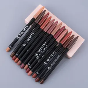 Easy Coloring Lip Liner Pencil Set, 12pcs/box Matte Lip Liners, Long-Lasting Matte Lipliner for All Occasions, Lip Makeup Cosmetic Kit, Lip Product, Lipstick Liner #GLOBAL PICKS