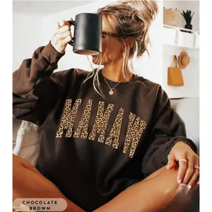 Mamaw Sweatshirt, Pregnancy Announcement, Mothers Day Sweatshirt, Mamaw Leopard Sweater