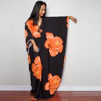 Orange Hibiscus (With Pockets)
