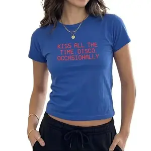 Kiss All The Time. D.Occasionally Baby Tee T-Shirt Top Harry Album Merch Tour Concert Unisex