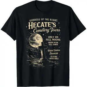 100% Cotton Hekate Hecate Greek Mythology Feminist Goddess of Witchcraft T-Shirt