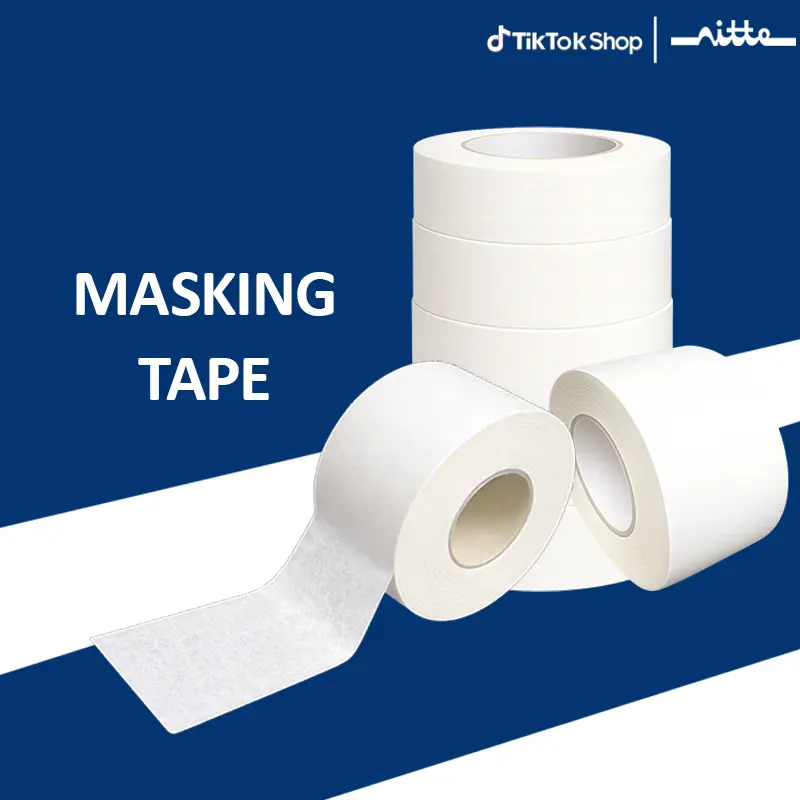 Masking Tape Strong Adhesive Easy Tear Painter Tape for Painting DIY Home Decoration Masking Tape Strong Adhesive Easy Tear Painter Tape for Painting DIY Home Decoration