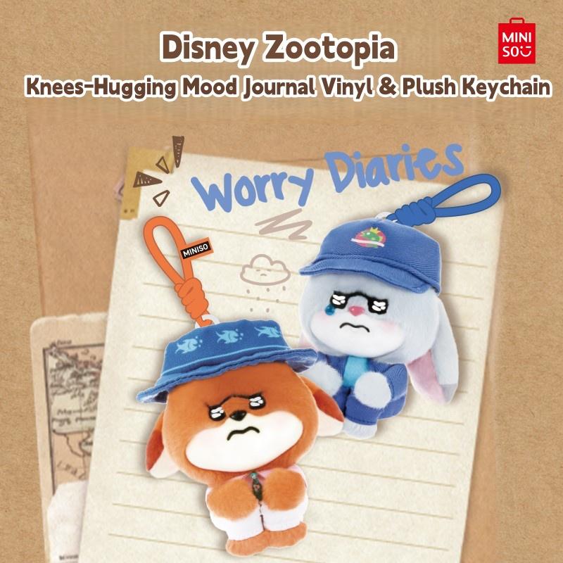 【For Live】Disney Zootopia Hug-Knee Diary Vinyl Plush Blind Box Keychain - Cute Collectible, Perfect  New Year Gift, Trendy TikTok #GiftIdeasForHer #Zootopia2