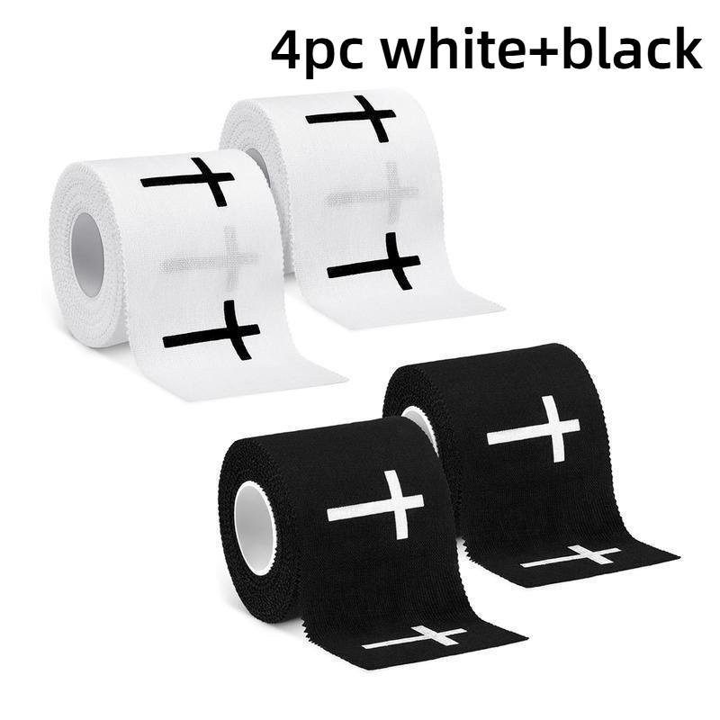 2 pcs Cross Tape Christian Athletic Tape | 2in x 23ft Jesus Cotton Wrist Wrap for Soccer, Football, Baseball, Boxing | Durable Sports Wrap for Gymnastics & Active Wear | Perfect Christian Church Gifts & Faith-Based Accessories
