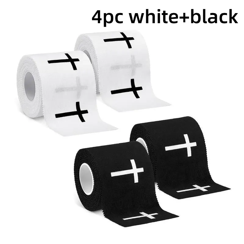 2 pcs Cross Tape Christian Athletic Tape | 2in x 23ft Jesus Cotton Wrist Wrap for Soccer, Football, Baseball, Boxing | Durable Sports Wrap for Gymnastics & Active Wear | Perfect Christian Church Gifts & Faith-Based Accessories