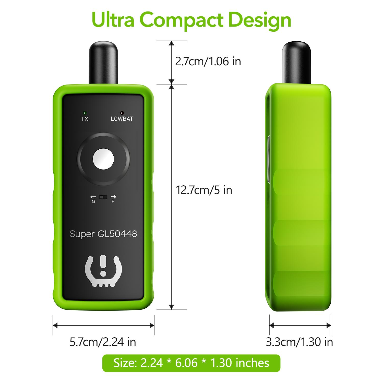 [ONLY for GM & Ford] VXDAS Super GL50448 2-in-1 TPMS Relearn Reset Tool  for Ford & GM | Tire Sensor Activation for F150, Buick, Cadillac, Chevrolet, GMC, Lincoln, Mazda