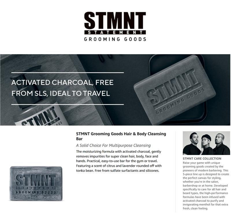 STMNT Grooming Goods Hair & Body Cleansing Bar, 4.4oz