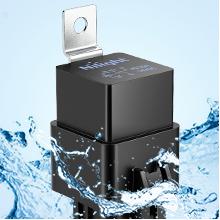 Nilight 5 Pack Waterproof 40/30 AMP Heavy Duty 12 AWG Tinned Copper Wires 5-PIN SPDT Style 12V Automotive Relay and Harness Set