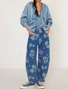 Daisy - Denim Barrel Jeans