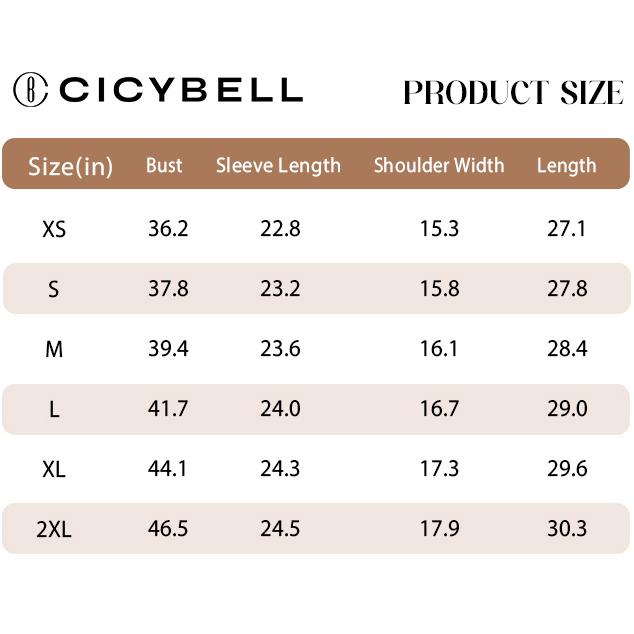 Cicy Bell  Women's Casual Blazer  Fitted Long Sleeve Work Office Suit Jacket with Flap Pockets Soft Wrinkle Resistant Fabric Minimalist Basic