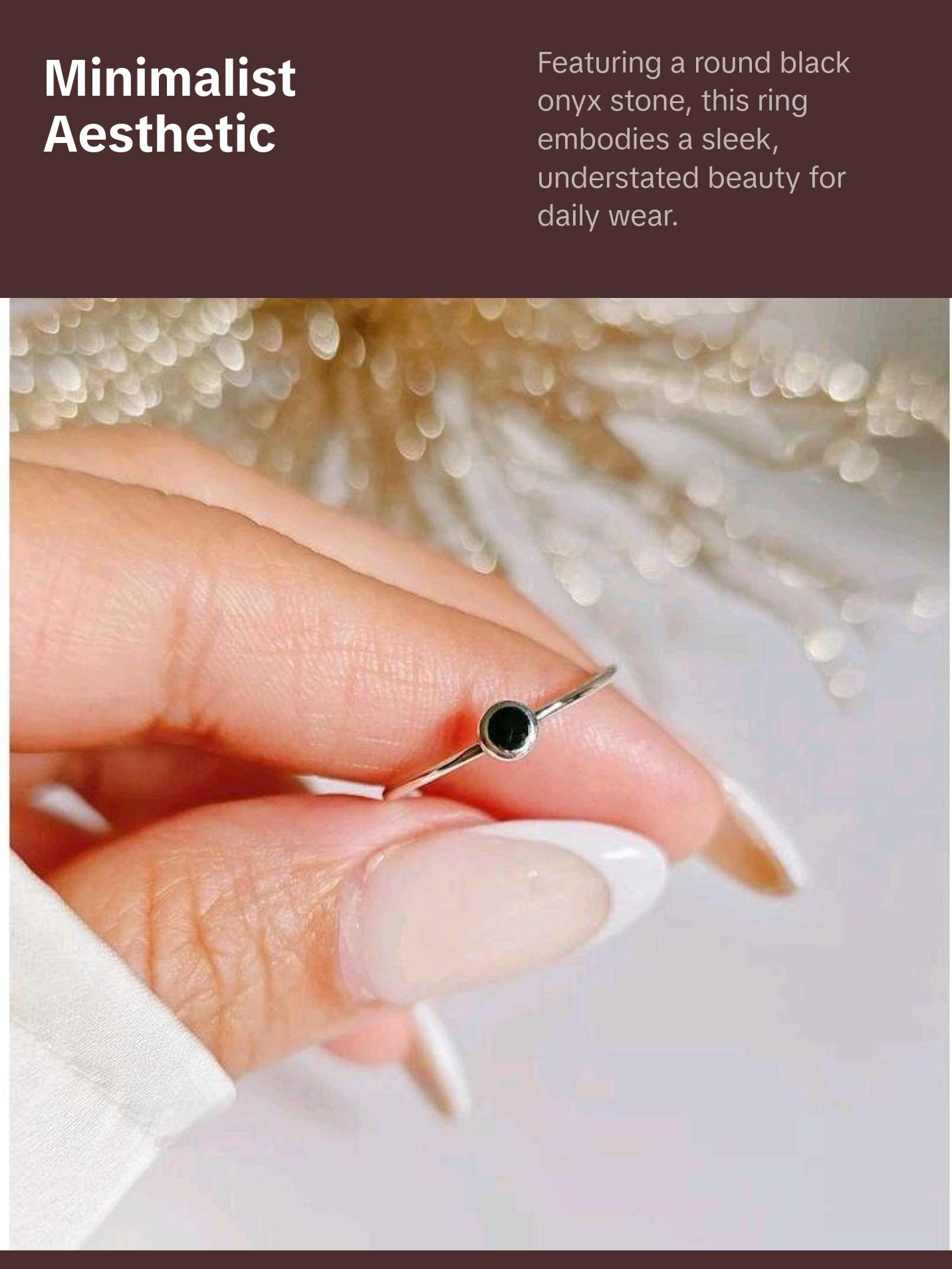 Sterling Silver 925 Dainty Tiny Ring