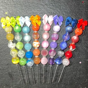 Pokey Tool with 16mm Acrylic Beads - 6 Inch