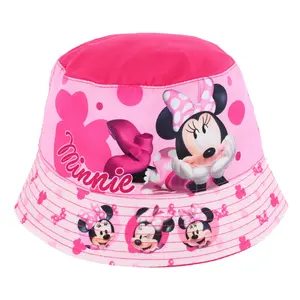 Textiel Trade Girl's Minnie Mouse Bucket Hat, Bucket Hats
