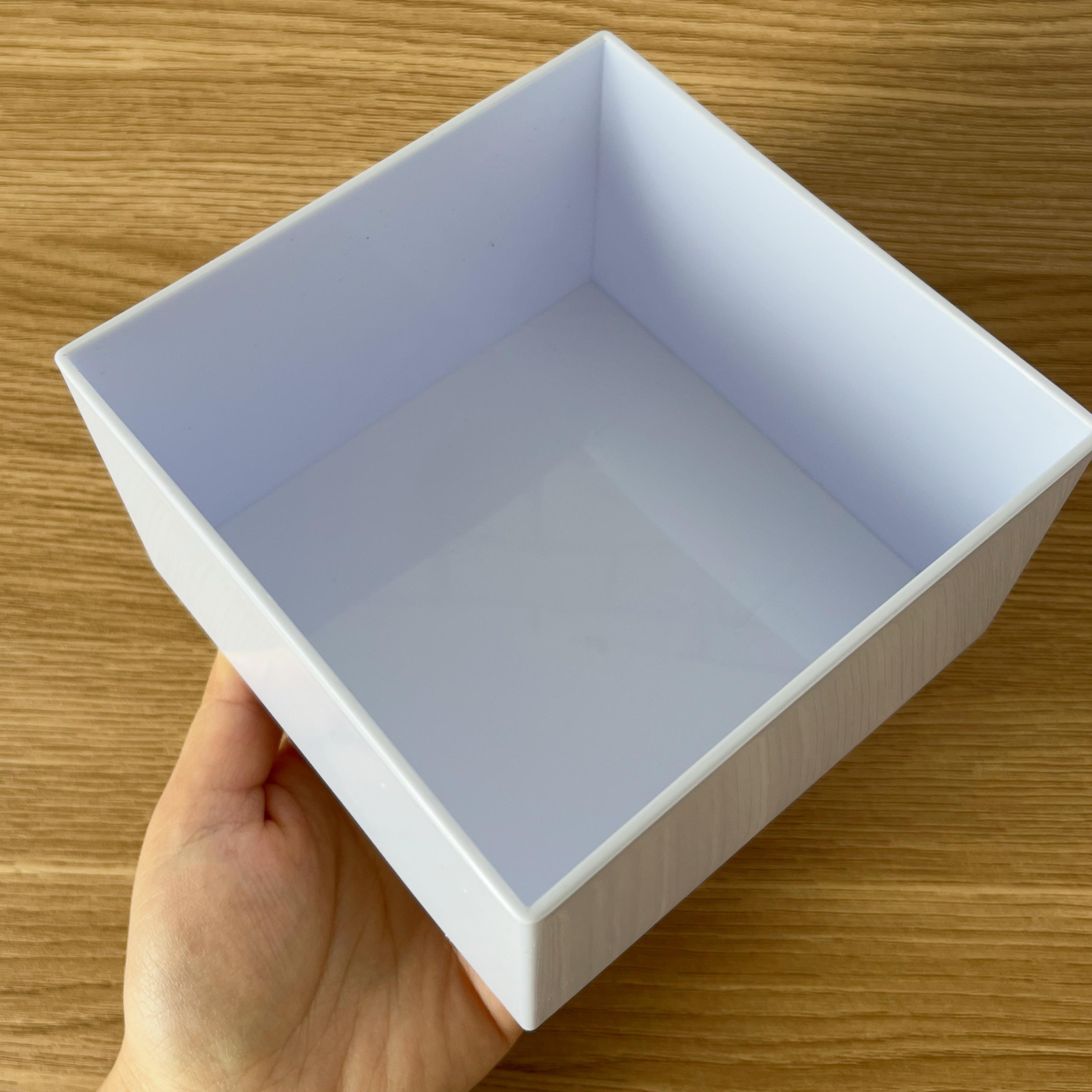 6 PCS Buffet Risers, Large Food Risers for Buffet Table, Display Stand Shelf for Party, Catering, Jewelry & Collectibles, White Plastic Nesting Boxes for Food Display