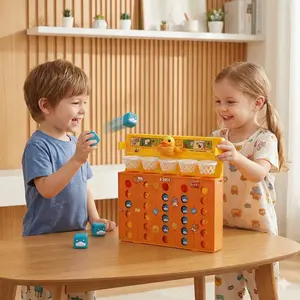 B.DUCK 2-in-1 Basketball Shooting Game, Kids Shoot & Defend Toy for Parent-Child Time & Hand-Eye Training