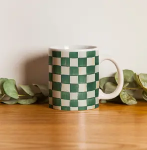 Mackenzie Childs Emerald Check 11oz, 15oz