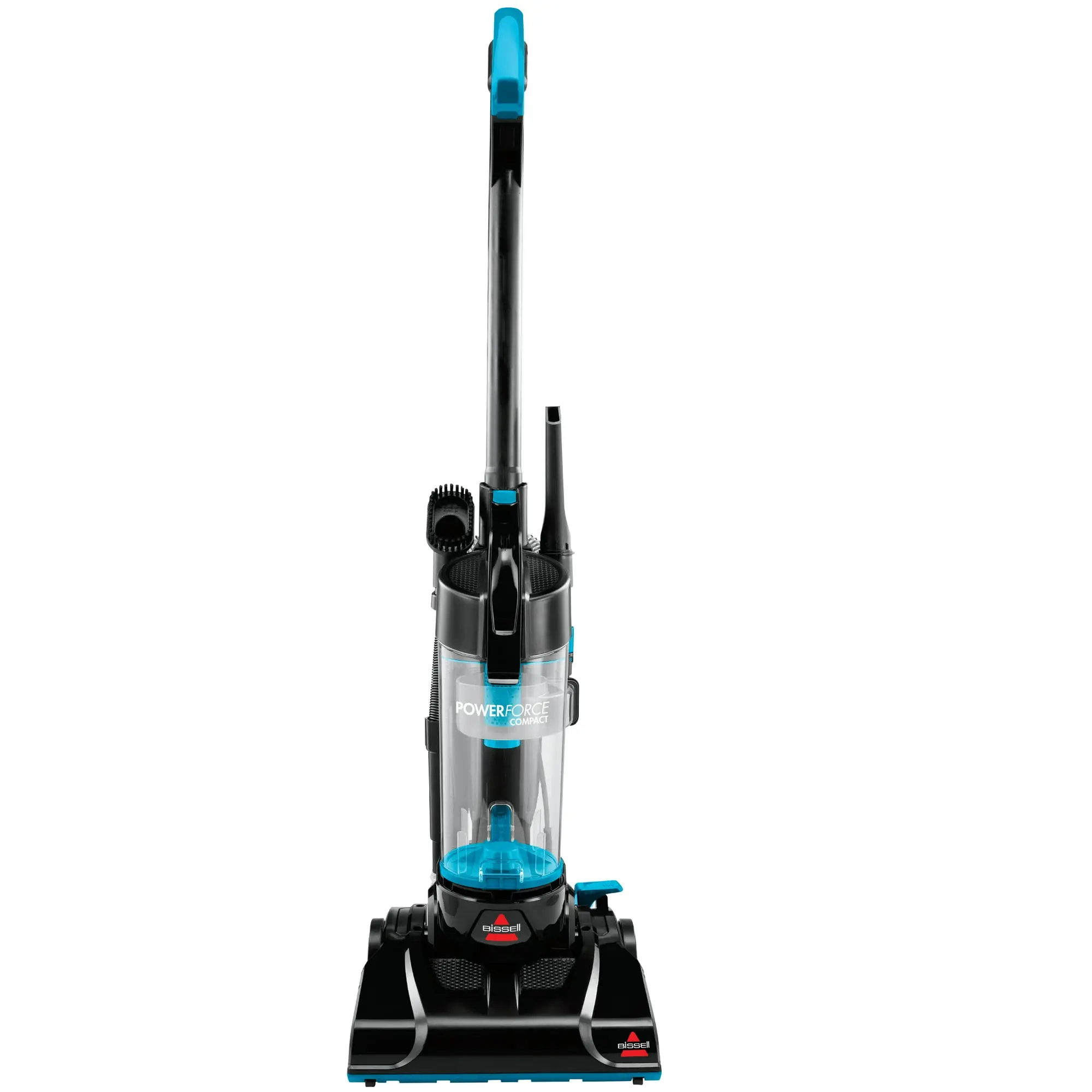 BISSELL PowerForce Compact, Bagless, Upright Vacuum, Lightweight, Powerful Suction, High Reach Wand, Hard Floor and Carpet, 2112, Blue & Black