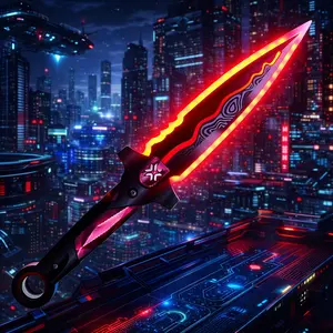 Mercy Blade LED Light-Up Sword – Rechargeable Glowing Acrylic Sword Toy for Cosplay, Anime Fans & Collectors Black Friday  Christmas gifts