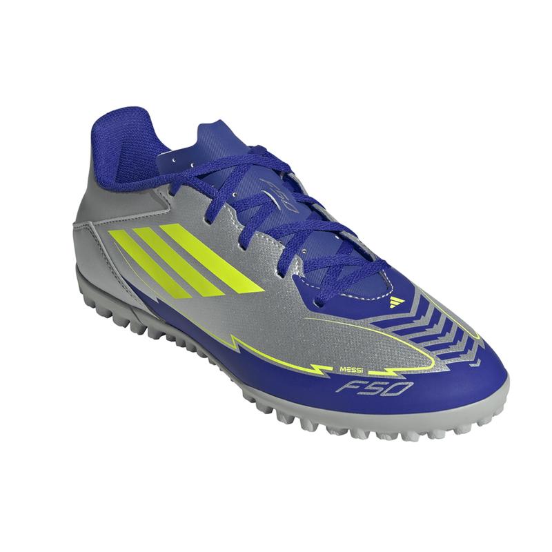 adidas Mens F50 Club Turf Soccer Cleats  - Silver