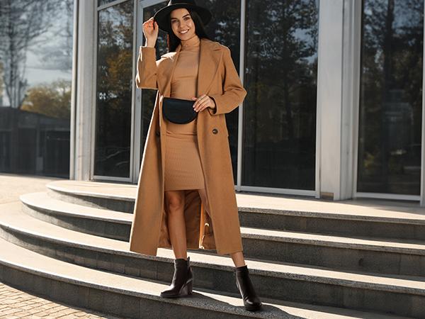 Vegan Leather Chunky Heel Ankle Boots