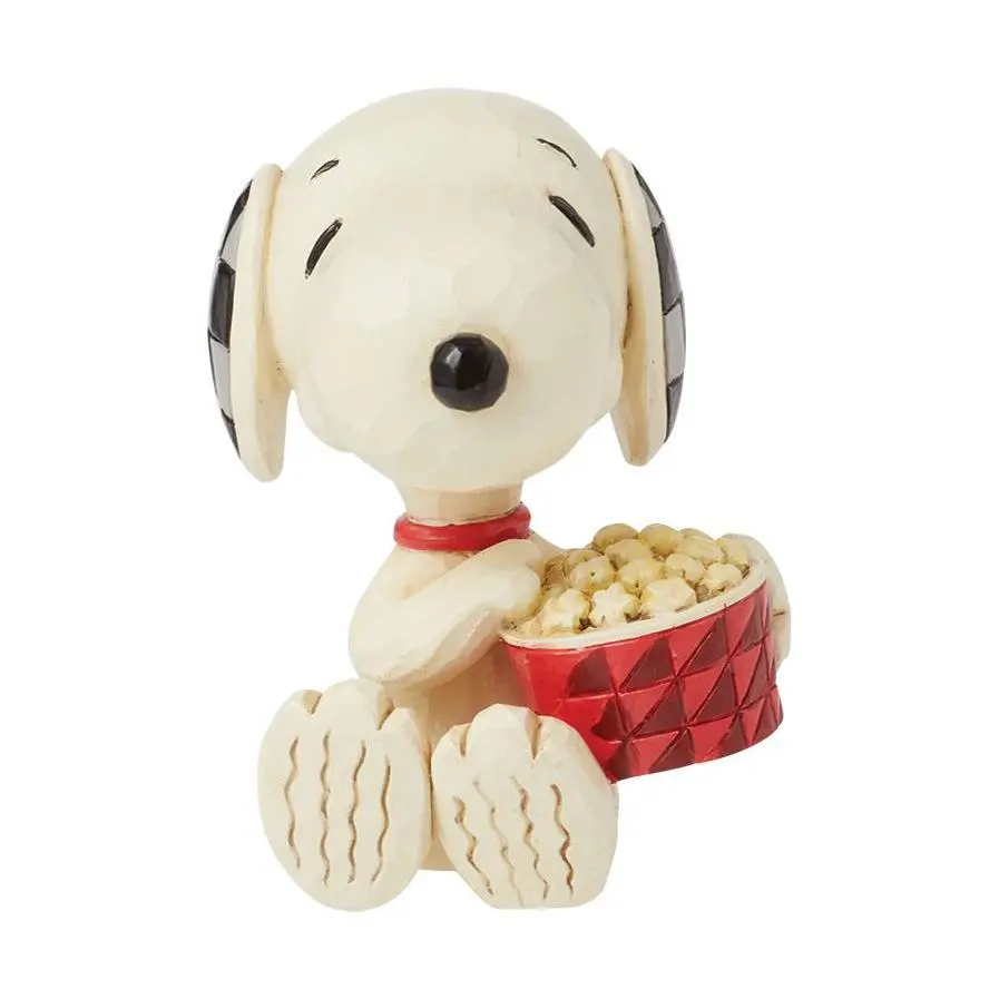 Peanuts by Jim Shore Snoopy Popcorn Mini Figurine 3"H