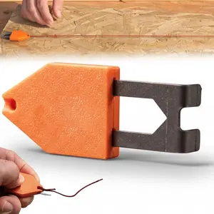 Rope Anchor Hook Fast One-Handed Fixing Power - Unique End Hook for Chalk Line & Carpentry Tools, Rope Anchoring Hook for Home Renovation